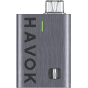 Uwell Havok R Pod Mod gri metalik gövde, ayarlanabilir watt.