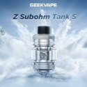 Geekvape Z SubOhm Tank 5 Atomizer Kartuş Gümüş Metalik